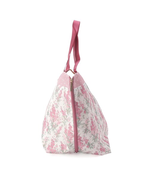 LAURA ASHLEY(ローラアシュレイ)の「ストックス柄 レジャートートバッグ(トートバッグ・レディース・ピンク系5/ブルー系/イエロー系・00)」の5枚目の写真