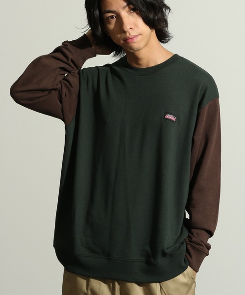 Dickies(ディッキーズ)の「【GENUINE DICKIES/ジェニュインディッキーズ】ワンポイントロゴ クルースウェット(スウェット・メンズ・ホワイト/ブラック/ネイビー/グリーン/オートミール/グレイッシュベージュ/スミクロ/マスタード/ライトグレー・M/L/XL)」の7枚目の写真
