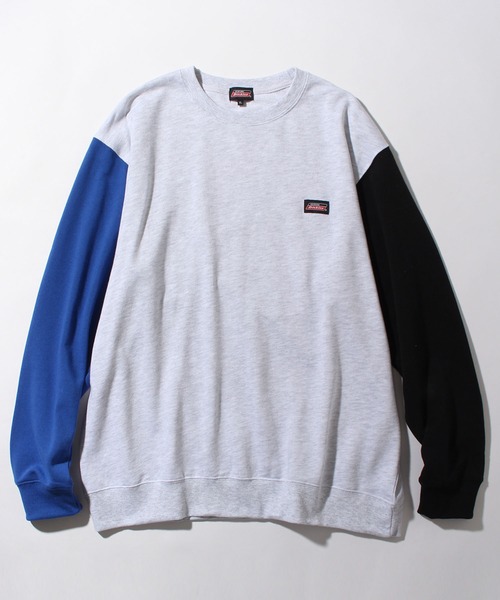 Dickies(ディッキーズ)の「【GENUINE DICKIES/ジェニュインディッキーズ】ワンポイントロゴ クルースウェット(スウェット・メンズ・ホワイト/ブラック/ネイビー/グリーン/オートミール/グレイッシュベージュ/スミクロ/マスタード/ライトグレー・M/L/XL)」の4枚目の写真