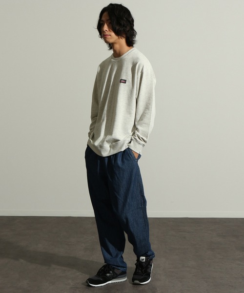 Dickies(ディッキーズ)の「【GENUINE DICKIES/ジェニュインディッキーズ】ワンポイントロゴ クルースウェット(スウェット・メンズ・ホワイト/ブラック/ネイビー/グリーン/オートミール/グレイッシュベージュ/スミクロ/マスタード/ライトグレー・M/L/XL)」の22枚目の写真