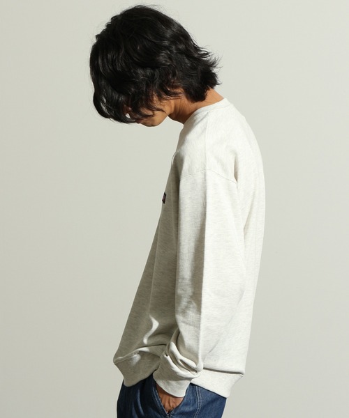 Dickies(ディッキーズ)の「【GENUINE DICKIES/ジェニュインディッキーズ】ワンポイントロゴ クルースウェット(スウェット・メンズ・ホワイト/ブラック/ネイビー/グリーン/オートミール/グレイッシュベージュ/スミクロ/マスタード/ライトグレー・M/L/XL)」の20枚目の写真