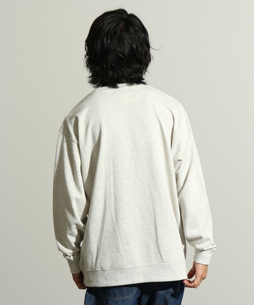 Dickies(ディッキーズ)の「【GENUINE DICKIES/ジェニュインディッキーズ】ワンポイントロゴ クルースウェット(スウェット・メンズ・ホワイト/ブラック/ネイビー/グリーン/オートミール/グレイッシュベージュ/スミクロ/マスタード/ライトグレー・M/L/XL)」の10枚目の写真
