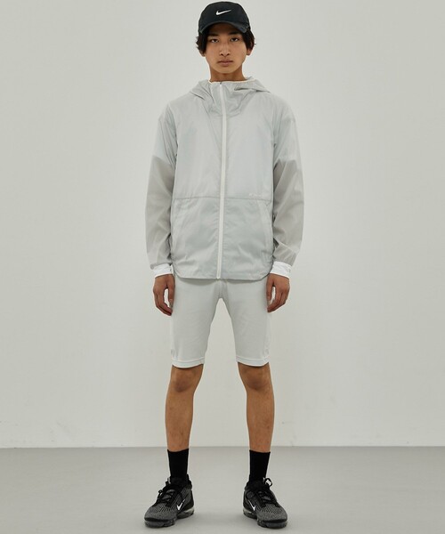 CITY TOKYO（シティトウキョウ）の「ATHLEATEランニングブルソン（ナイロンジャケット・メンズ・ダークグレー/オフホワイト・1/2）」の11枚目の写真