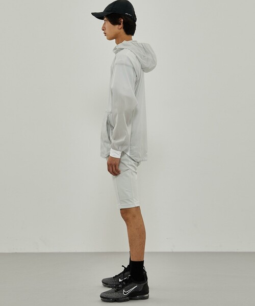CITY TOKYO（シティトウキョウ）の「ATHLEATEランニングブルソン（ナイロンジャケット・メンズ・ダークグレー/オフホワイト・1/2）」の15枚目の写真