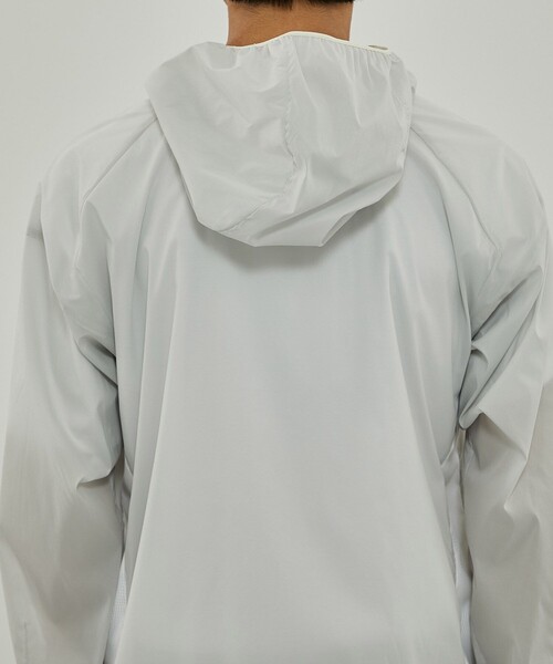 CITY TOKYO（シティトウキョウ）の「ATHLEATEランニングブルソン（ナイロンジャケット・メンズ・ダークグレー/オフホワイト・1/2）」の20枚目の写真