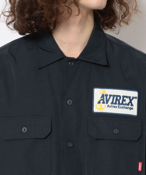 AVIREX(アヴィレックス)の「AEX ユニフォーム シャツ / S/S AEX UNIFORM SHIRT / アヴィレックス / AVIREX(シャツ/ブラウス・メンズ・ネイビー・X-LARGE/MEDIUM/XX-LARGE/LARGE)」の14枚目の写真