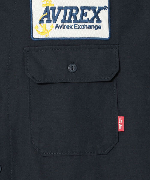 AVIREX(アヴィレックス)の「AEX ユニフォーム シャツ / S/S AEX UNIFORM SHIRT / アヴィレックス / AVIREX(シャツ/ブラウス・メンズ・ネイビー・X-LARGE/MEDIUM/XX-LARGE/LARGE)」の18枚目の写真