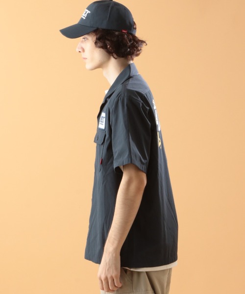 AVIREX(アヴィレックス)の「AEX ユニフォーム シャツ / S/S AEX UNIFORM SHIRT / アヴィレックス / AVIREX(シャツ/ブラウス・メンズ・ネイビー・X-LARGE/MEDIUM/XX-LARGE/LARGE)」の6枚目の写真