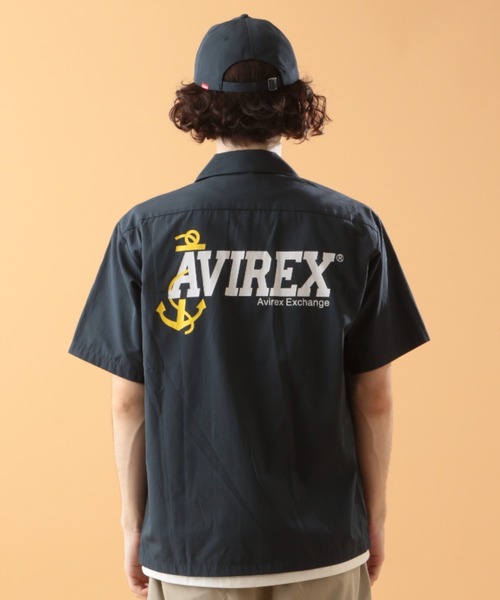 AVIREX(アヴィレックス)の「AEX ユニフォーム シャツ / S/S AEX UNIFORM SHIRT / アヴィレックス / AVIREX(シャツ/ブラウス・メンズ・ネイビー・X-LARGE/MEDIUM/XX-LARGE/LARGE)」の7枚目の写真