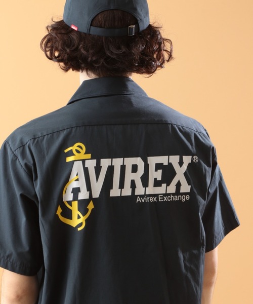 AVIREX(アヴィレックス)の「AEX ユニフォーム シャツ / S/S AEX UNIFORM SHIRT / アヴィレックス / AVIREX(シャツ/ブラウス・メンズ・ネイビー・X-LARGE/MEDIUM/XX-LARGE/LARGE)」の8枚目の写真