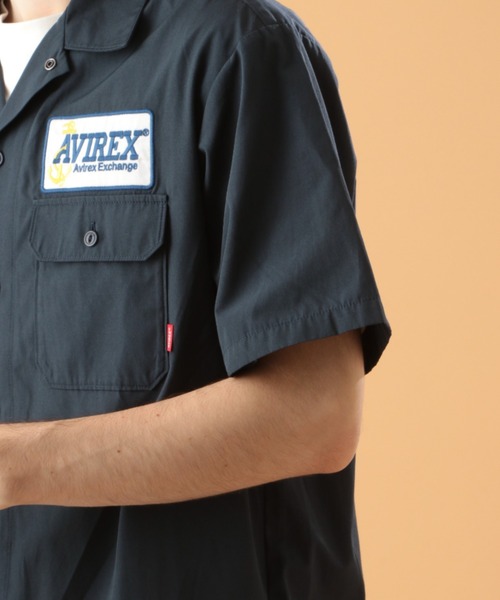 AVIREX(アヴィレックス)の「AEX ユニフォーム シャツ / S/S AEX UNIFORM SHIRT / アヴィレックス / AVIREX(シャツ/ブラウス・メンズ・ネイビー・X-LARGE/MEDIUM/XX-LARGE/LARGE)」の10枚目の写真