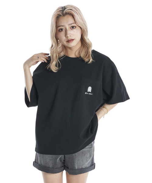 DC SHOES(ディーシーシューズ)の「22 WS PHOTO CROPPED/DCバックプリント半袖Tシャツ(Tシャツ/カットソー・レディース・ホワイト/ブラック/ベージュ・SMALL/MEDIUM)」の5枚目の写真