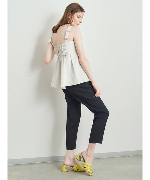 ELENDEEK（エレンディーク）の「タンクビスチェチュニック【セットアップ対応可能】（キャミソール・レディース・ブラック/インディゴブルー/ベージュ・FREE）」の12枚目の写真