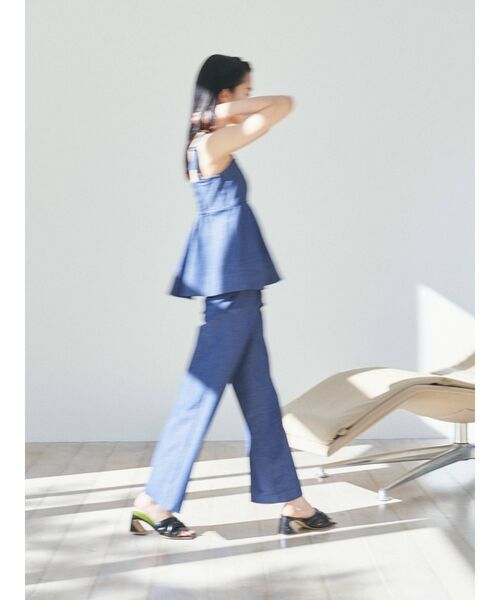 ELENDEEK（エレンディーク）の「タンクビスチェチュニック【セットアップ対応可能】（キャミソール・レディース・ブラック/インディゴブルー/ベージュ・FREE）」の16枚目の写真