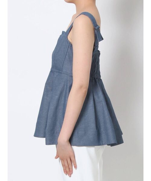 ELENDEEK（エレンディーク）の「タンクビスチェチュニック【セットアップ対応可能】（キャミソール・レディース・ブラック/インディゴブルー/ベージュ・FREE）」の19枚目の写真