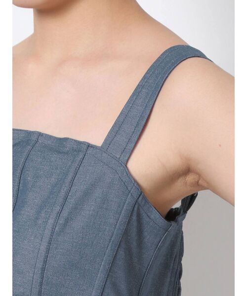 ELENDEEK（エレンディーク）の「タンクビスチェチュニック【セットアップ対応可能】（キャミソール・レディース・ブラック/インディゴブルー/ベージュ・FREE）」の22枚目の写真