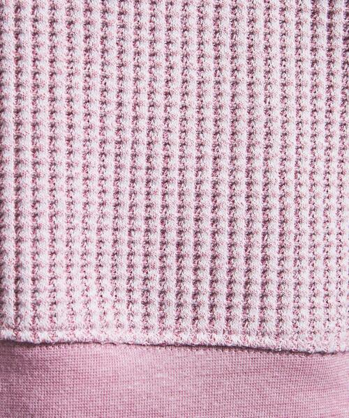 MONKEY TIME（モンキータイム）の「＜monkey time＞ MIX WAFFLE CREW NECK/カットソー（Tシャツ/カットソー・メンズ・ターコイズブルー/ライトピンク・S/M/L/XL）」の12枚目の写真