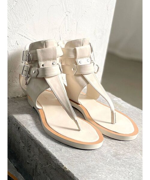 アングリッド セール】アンクルストラップフラットサンダル（サンダル