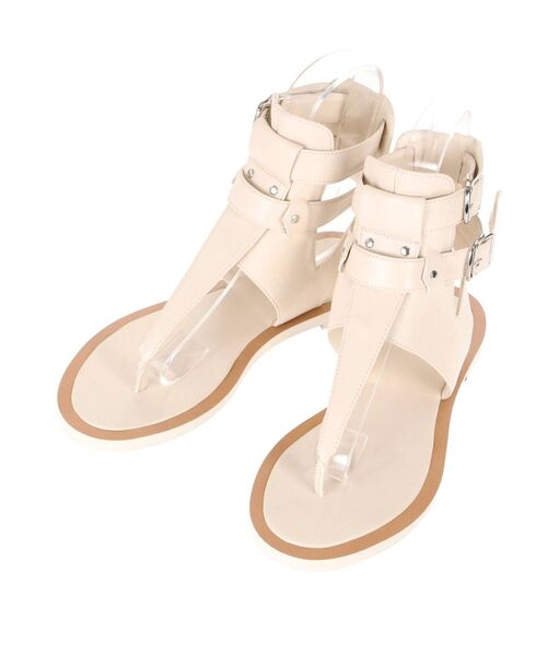 アングリッド セール】アンクルストラップフラットサンダル（サンダル