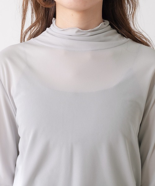 OLIVE des OLIVE（オリーブデオリーブ）の「メロウシアーインナー（Tシャツ/カットソー・レディース・オフホワイト/グレー/ブラック・FREE）」の15枚目の写真