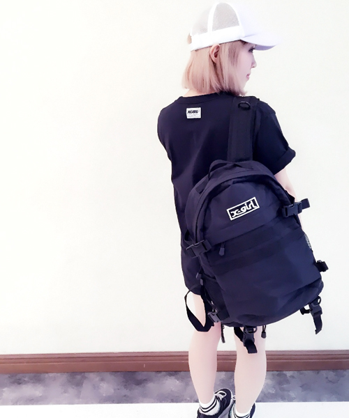 X-girl(エックスガール)の「【mini8月号 / 石原さとみさん着用】ADVENTURE BACKPACK 2015(バックパック/リュック・レディース・ブラック/ベージュ/ネイビー・ONE SIZE)」の18枚目の写真