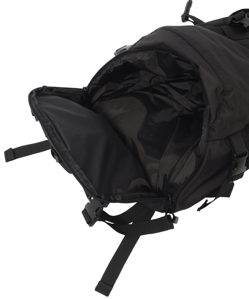 X-girl(エックスガール)の「【mini8月号 / 石原さとみさん着用】ADVENTURE BACKPACK 2015(バックパック/リュック・レディース・ブラック/ベージュ/ネイビー・ONE SIZE)」の5枚目の写真