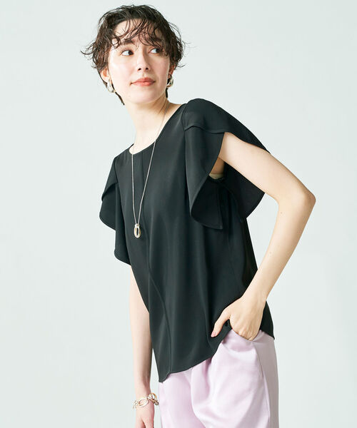 NOLLEY’S Sophi（ノーリーズソフィ）の「◇【WEB限定】パイピングブラウス（シャツ/ブラウス・レディース・ホワイト系その他4/ブラック系その他3/ベージュ系その他3/ブルー系その他3・38）」の21枚目の写真