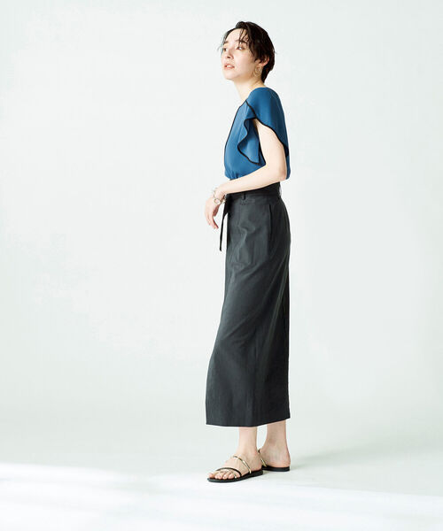 新品タグ付き ノーリーズ パイピング トップス セール】◇【WEB限定】パイピングブラウス（シャツ/ブラウス