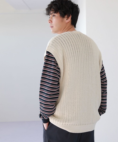 LAKOLE（ラコレ）の「透かし柄ニットベスト / 265993（ベスト）」 - WEAR