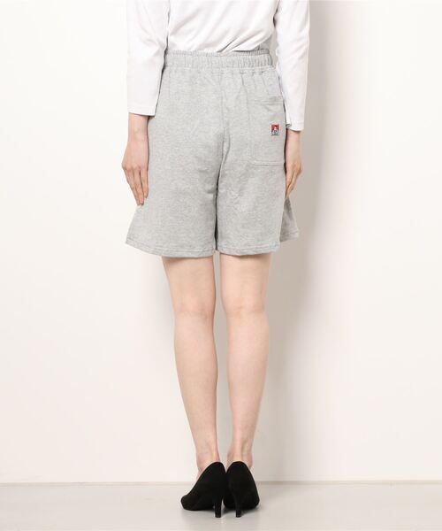 BEN DAVIS(ベンデイビス)の「《BEN DAVIS》Ladies Mini Pile Shorts(スウェットパンツ・レディース・ヘザーグレー/ブラック/アッシュグレー/ネイビー・FREE)」の5枚目の写真