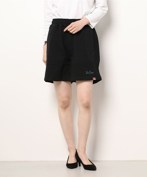 BEN DAVIS(ベンデイビス)の「《BEN DAVIS》Ladies Mini Pile Shorts(スウェットパンツ・レディース・ヘザーグレー/ブラック/アッシュグレー/ネイビー・FREE)」の8枚目の写真