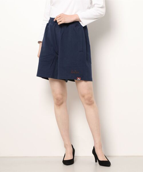 BEN DAVIS(ベンデイビス)の「《BEN DAVIS》Ladies Mini Pile Shorts(スウェットパンツ・レディース・ヘザーグレー/ブラック/アッシュグレー/ネイビー・FREE)」の7枚目の写真