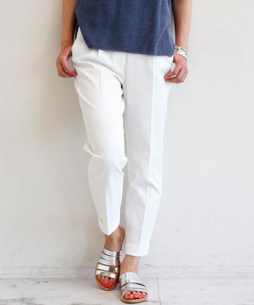 BEAUTY&YOUTH UNITED ARROWS（ビューティーアンドユースユナイテッドアローズ）の「BYTF ウエストゴム9分丈パンツ◆（その他パンツ・レディース・その他1/ブラック/ベージュ/ホワイト・LARGE/SMALL/MEDIUM）」の2枚目の写真