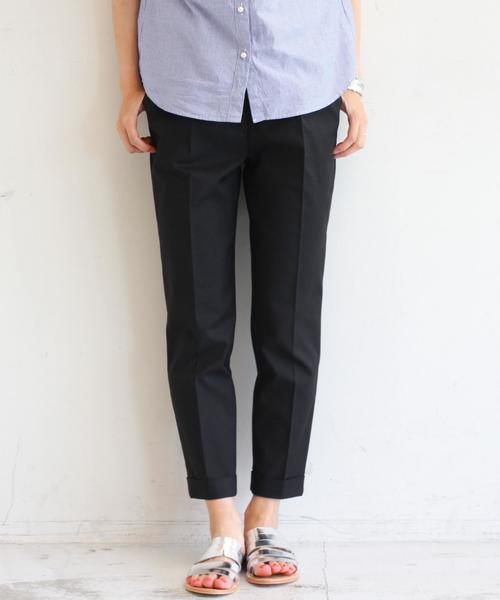 BEAUTY&YOUTH UNITED ARROWS（ビューティーアンドユースユナイテッドアローズ）の「BYTF ウエストゴム9分丈パンツ◆（その他パンツ・レディース・その他1/ブラック/ベージュ/ホワイト・LARGE/SMALL/MEDIUM）」の3枚目の写真