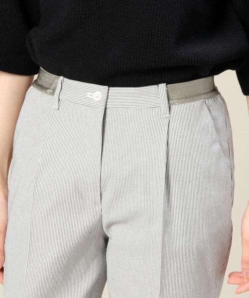 BEAUTY&YOUTH UNITED ARROWS（ビューティーアンドユースユナイテッドアローズ）の「BYTF ウエストゴム9分丈パンツ◆（その他パンツ・レディース・その他1/ブラック/ベージュ/ホワイト・LARGE/SMALL/MEDIUM）」の10枚目の写真