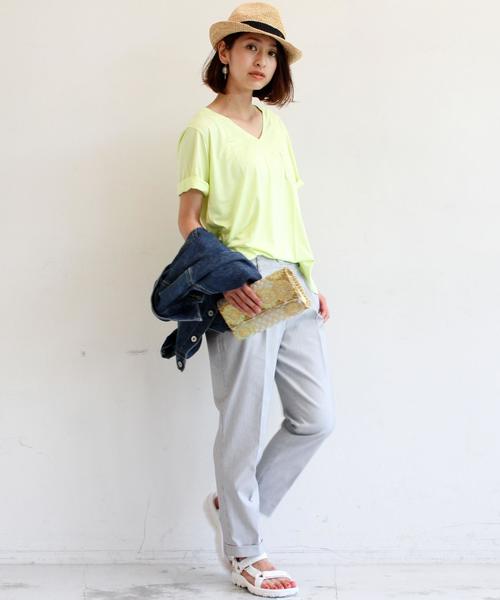 BEAUTY&YOUTH UNITED ARROWS（ビューティーアンドユースユナイテッドアローズ）の「BYTF ウエストゴム9分丈パンツ◆（その他パンツ・レディース・その他1/ブラック/ベージュ/ホワイト・LARGE/SMALL/MEDIUM）」の21枚目の写真