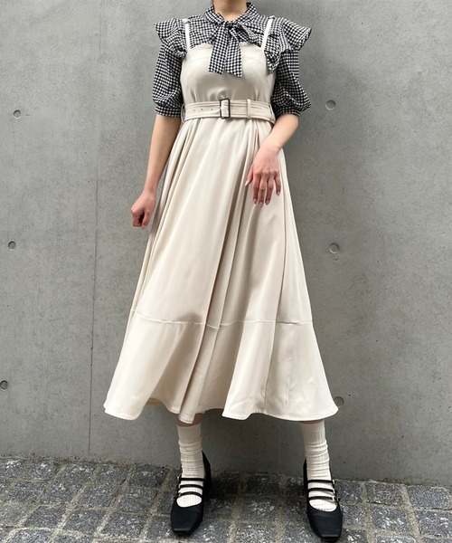 Crea titty&Co. PETIT(クレアティティーアンドコープチ)の「【Crea titty&Co.PETIT】チドリリボン半袖ブラウス(シャツ/ブラウス・レディース・マルチ・FREE)」の8枚目の写真