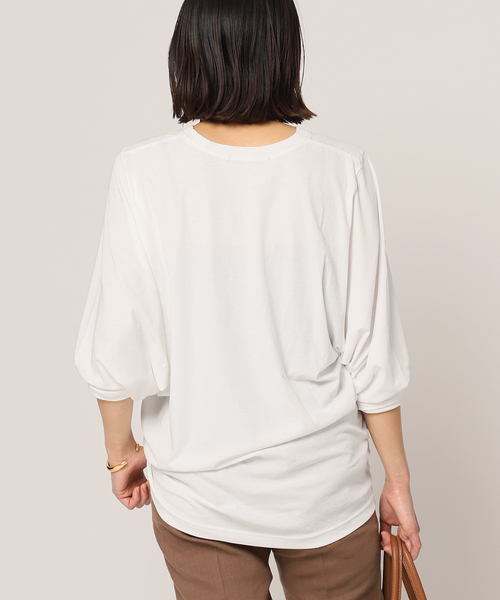 エーピーストゥディオ 22SS ワイドスリーブTシャツ カットソー 長袖 白 AP STUDIO tシャツ ワイドスリーブTシャツ レディース : ZOZOTOWN