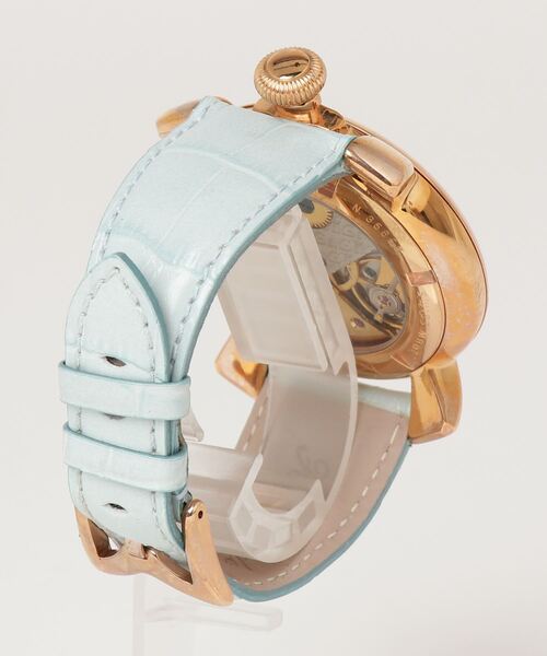 GaGa MILANO（ガガミラノ）の「GaGa MILANO/ガガミラノ MANUALE48MM 腕時計 501103S-LBU ユニセックス（アナログ腕時計・レディース・ライトブルー・FREE）」の4枚目の写真