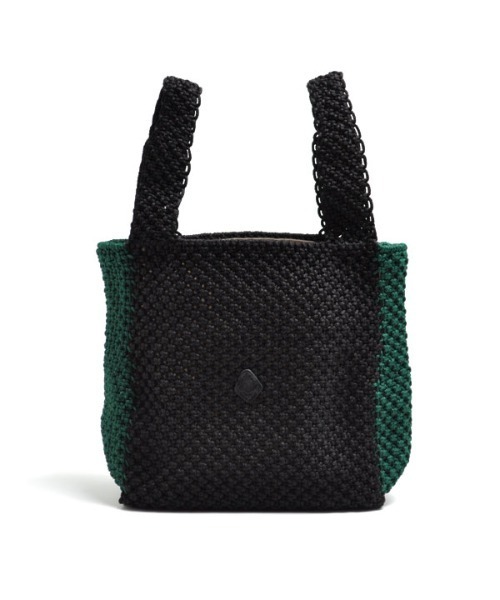 CLEDRAN(クレドラン)の「CL3382 HAND KNIT TOTE 手編み アクリルロープ ショッパー(ショルダーバッグ・レディース・ブラック/ベージュ/グレー/グリーン・FREE)」の7枚目の写真