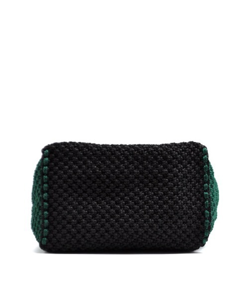 CLEDRAN(クレドラン)の「CL3382 HAND KNIT TOTE 手編み アクリルロープ ショッパー(ショルダーバッグ・レディース・ブラック/ベージュ/グレー/グリーン・FREE)」の10枚目の写真