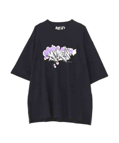 AVIREX（アヴィレックス）の「【AVIREX x A4A】タギング ロゴ Tシャツ / TAGIGING LOGO T-SHIRT / アヴィレックス（Tシャツ/カットソー・メンズ・ホワイト/ブラック・LARGE/MEDIUM）」の7枚目の写真