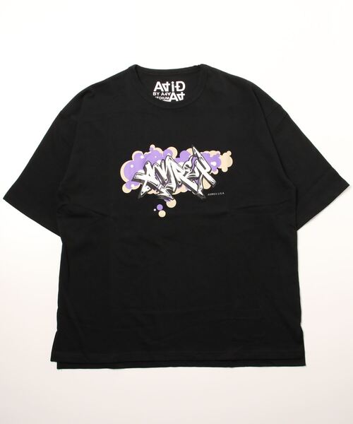 AVIREX（アヴィレックス）の「【AVIREX x A4A】タギング ロゴ Tシャツ / TAGIGING LOGO T-SHIRT / アヴィレックス（Tシャツ/カットソー・メンズ・ホワイト/ブラック・LARGE/MEDIUM）」の6枚目の写真