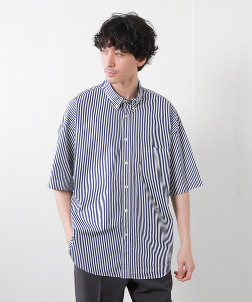 JOURNAL STANDARD(ジャーナルスタンダード)の「【TRISECT 2】THOMAS MAISON / トーマスメイソン FAT ボタンダウン シャツ(シャツ/ブラウス・メンズ・ベージュ/ネイビー/グリーン/クリアブルー/ダークブルー・SMALL/MEDIUM/LARGE)」の5枚目の写真