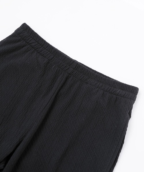 X-girl(エックスガール)の「LETTUCE EDGE FLARE EASY PANTS/フレアパンツ ウエストゴムパンツ カラーパンツ イージーパンツ(その他パンツ・レディース・ピンク/ライトグリーン/ブラック・M/S)」の21枚目の写真
