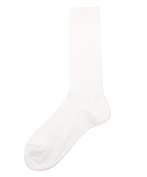 Rouge vif(ルージュヴィフ)の「“GINGER5月号掲載”リブソックス(ソックス/靴下・レディース・ホワイト/ブラック・FREE)」の1枚目の写真