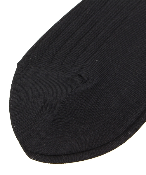 Rouge vif(ルージュヴィフ)の「“GINGER5月号掲載”リブソックス(ソックス/靴下・レディース・ホワイト/ブラック・FREE)」の4枚目の写真