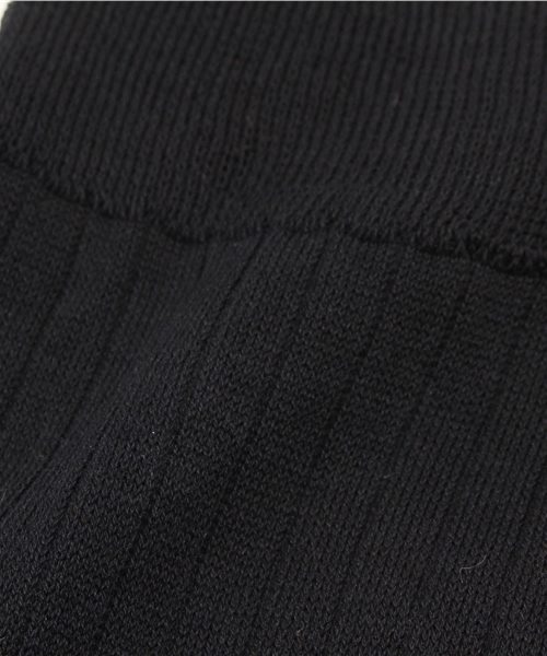 Rouge vif(ルージュヴィフ)の「“GINGER5月号掲載”リブソックス(ソックス/靴下・レディース・ホワイト/ブラック・FREE)」の5枚目の写真