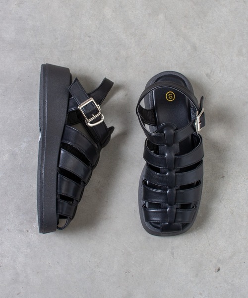 SpRay（スプレイ）の「グルカサンダル（サンダル・レディース・ブラック/アイボリー・SMALL/MEDIUM/LARGE/X-LARGE）」の10枚目の写真
