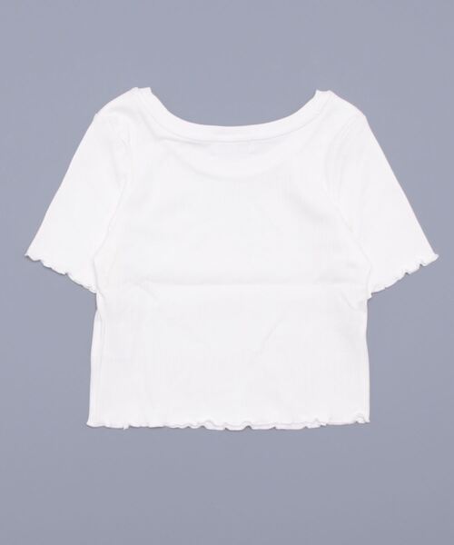 PAGEBOY(ページボーイ)の「テレコメローコンパクトTシャツ(Tシャツ/カットソー・レディース・ブラック/オフホワイト/ロイヤルブルー/グレイッシュベージュ・FREE)」の20枚目の写真